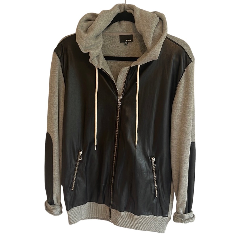 Wilfred, XS, Grey with Black Leather Details